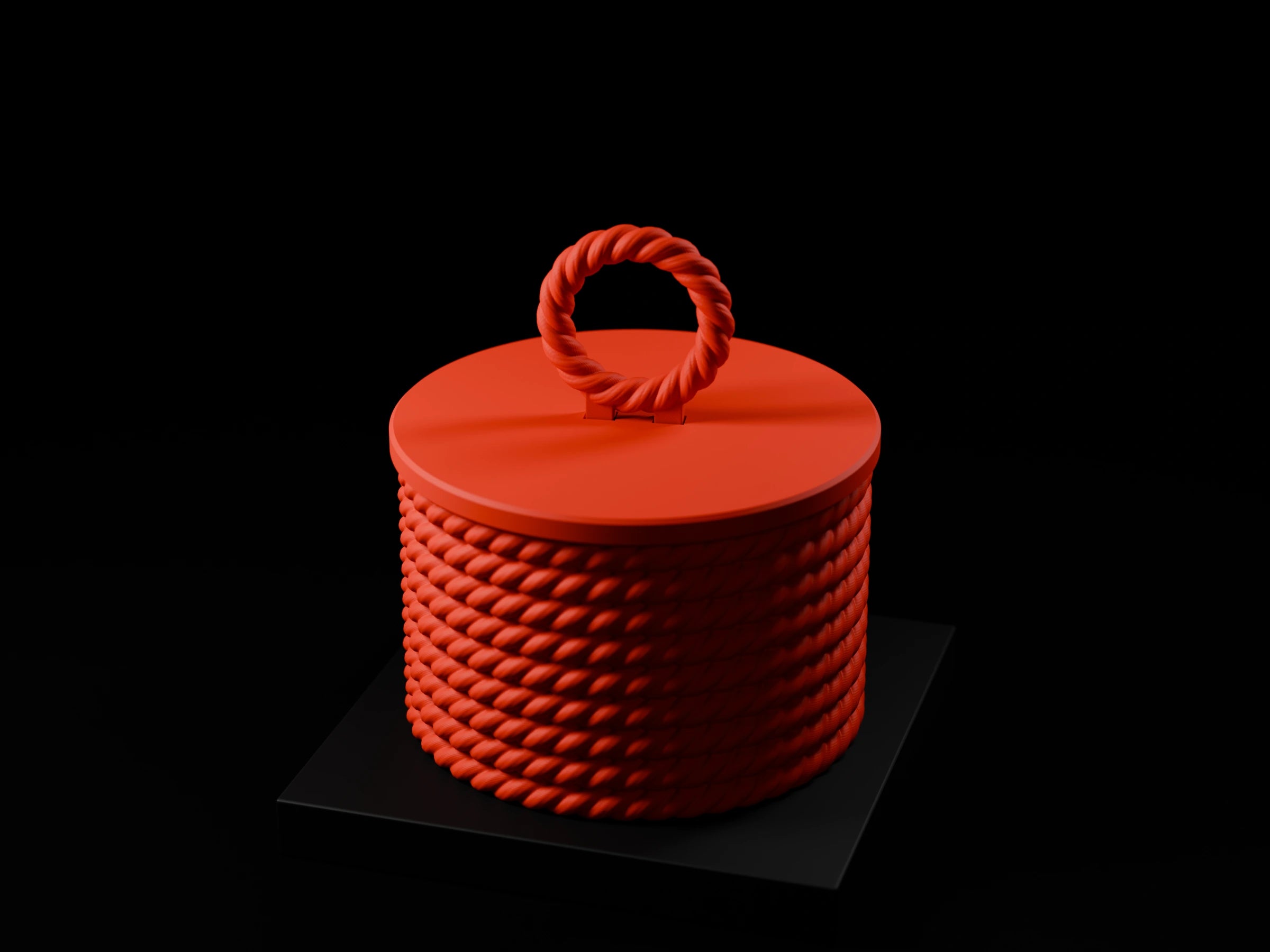Rope box — digital render