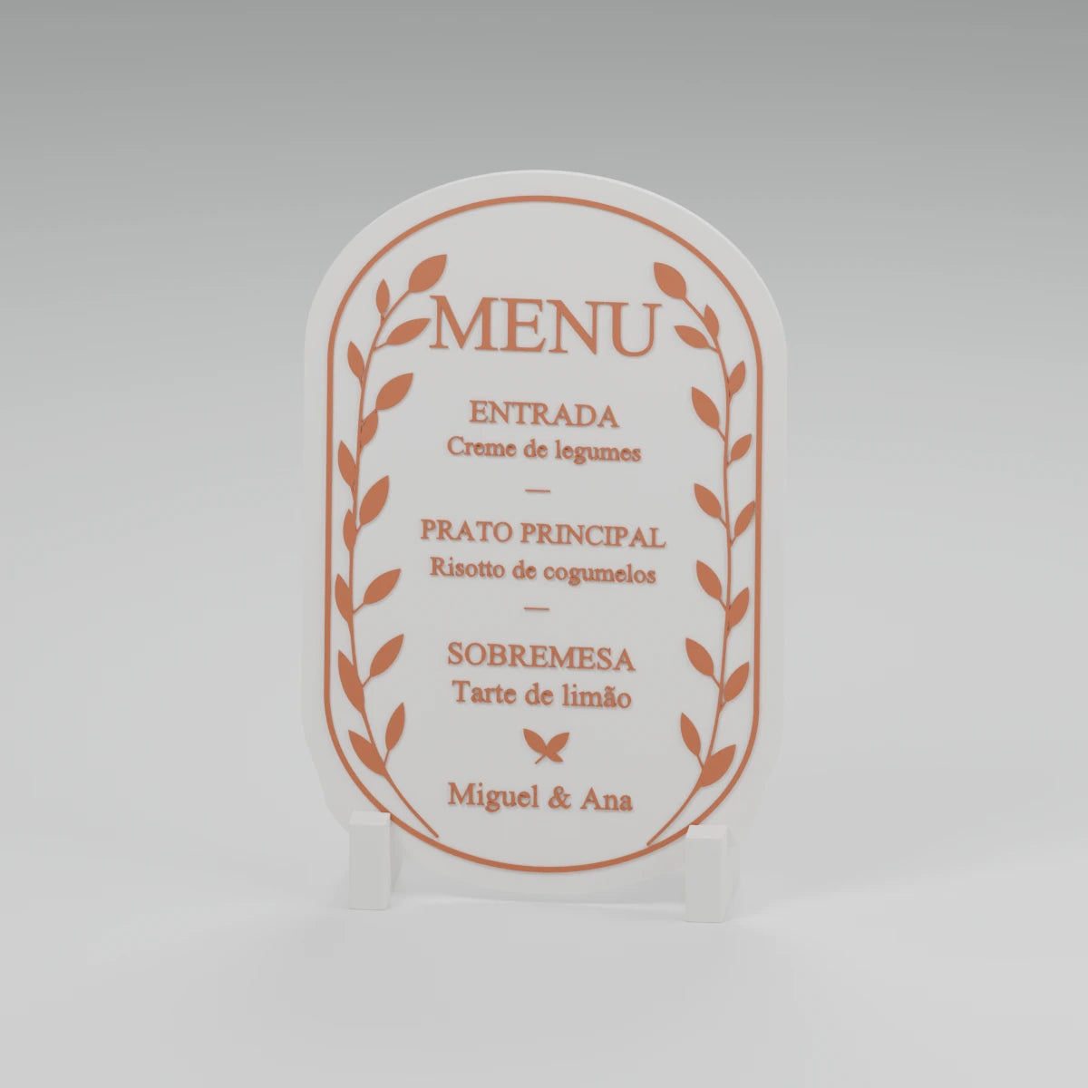 Halo menu — digital render